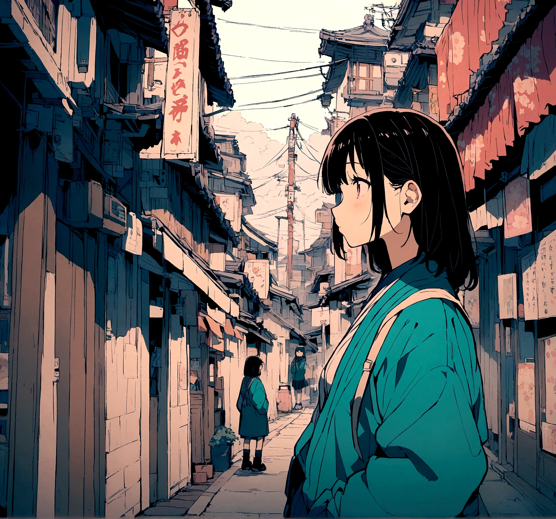 anime , girl , lofi , japan