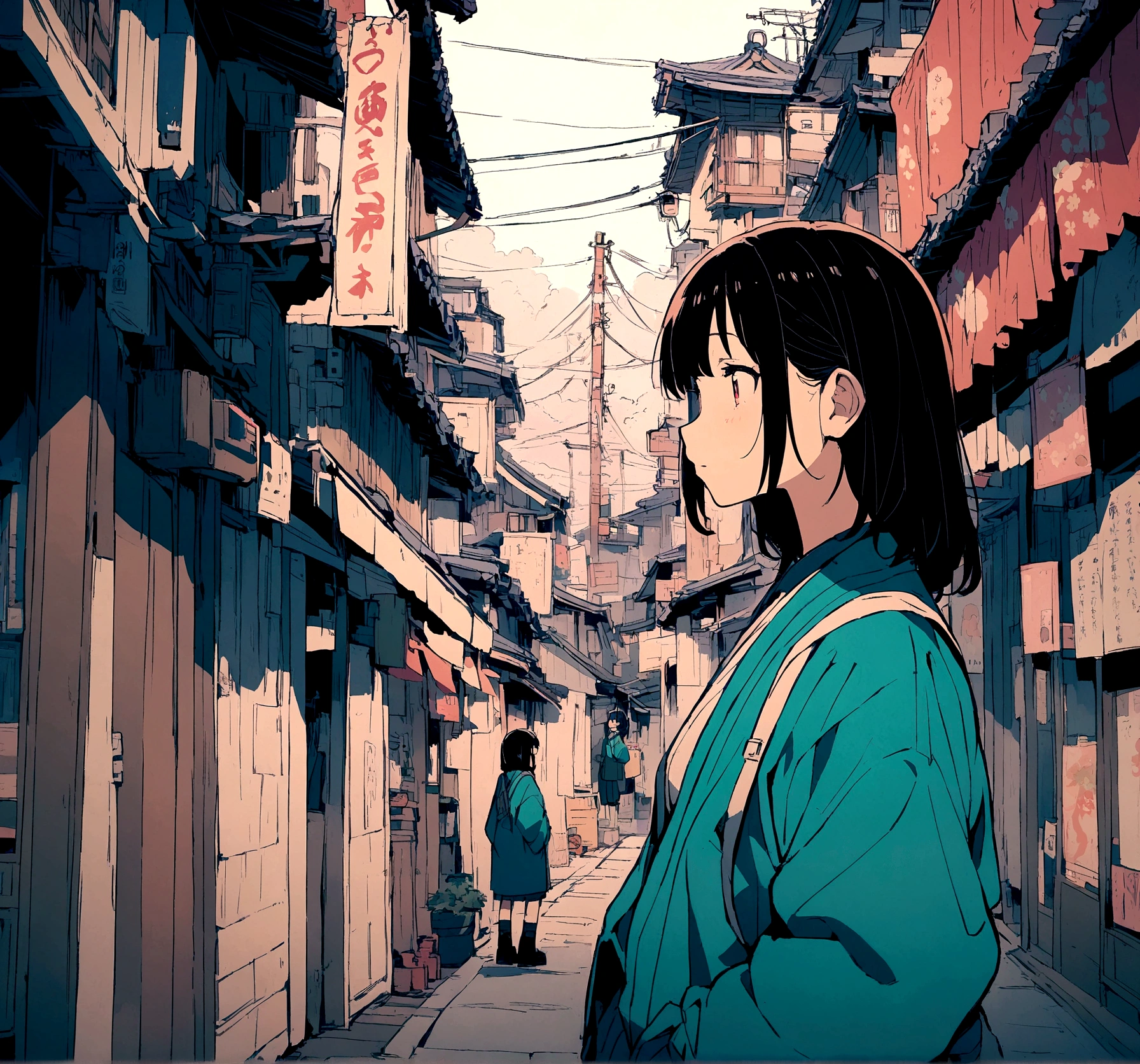 anime , girl , lofi , japan