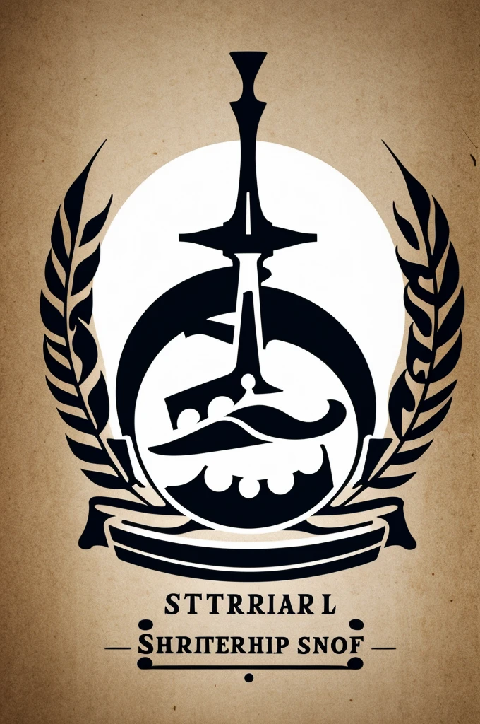 Minimalist barbershop logo with the name is called STYLE J&J