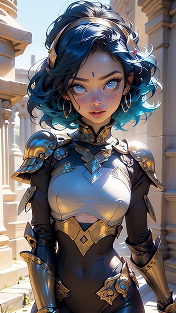 girl from an ancient civilization,1girl,monstergirl,goddess from ancient civilization,female,((milf,mom,mature,mature woman,45 years old female,adult)),
((((blue body, blue face, completely blue skin, completely see-through body and skin,translucent skin)))),(large breasts:1.4),saggy breasts,((((blue hair)))),(((blue_eyes:1.3))),intricate eyes,beautiful detailed eyes,symmetrical eyes,big eyes:1.5,(((lustrous skin:1.5,bright skin: 1.5,shiny skin,very shiny skin,shiny body))),(spider lower abdomen,narrow waist,wide hip,athletic body,inflated legs,thick thighs,bimbo body,(detailed face)),navel,uncensored,beautiful detailed lips,((huge dragonfly wings:1.2)),(((intricate wings))),
cute,slutty,sensual,seductive look,seductive,((erotic)),opulent,sumptuous,(nsfw),
(((very tiny armor:1.3))),((Anubis Spartan Helmet))
dynamic pose,looking at viewer,embarrassed,centered,scale to fit dimensions,Rule of thirds,
outdoors,pillars,((pillars background,aztec palace,aztec palace background,pyramids in the background)),scenery,extremely scenery,(puddles everywhere,moss,moss on the background),sunset, golden hour),
(Glossy aztec ornaments),highres,sharp focus,(ultra detailed,extremely detailed),(photorealistic artwork:1.37),(extremely detailed CG unity 8k wallpaper),(((vibrant colors,vibrant theme))),(intricate),(masterpiece),(best quality),artistic photography,(photography taken by sldr),(intricate background),perfect rendered face,perfect face details,realistic face,photo realistic,((intricate detail)),(((realism))),