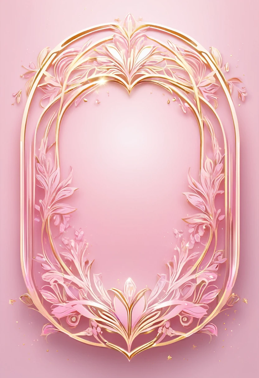 ((Best Quality))logo of the title euphoria, ligth pink color
