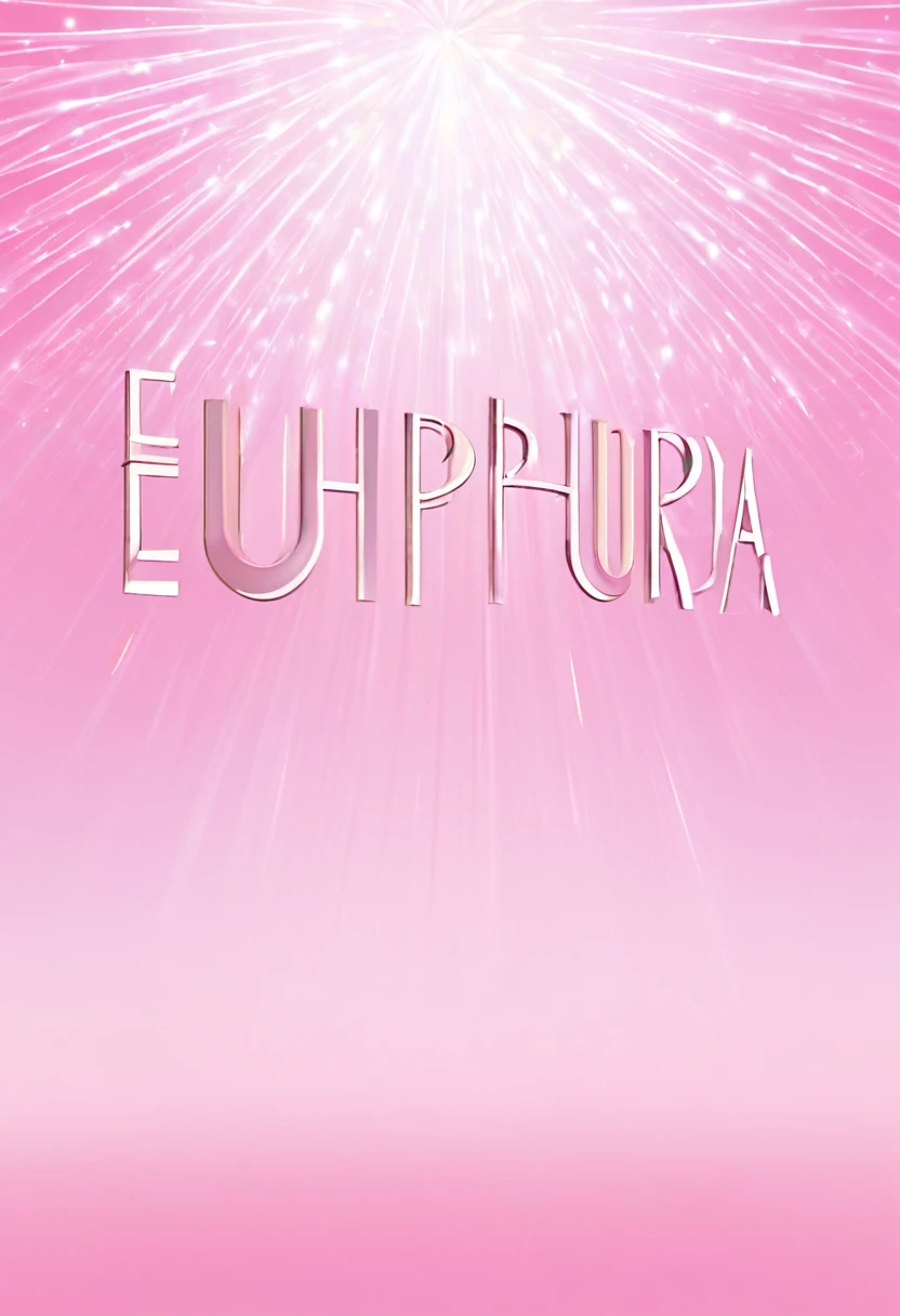 ((Best Quality))logo of the title "EUPHORIA", ligth pink color, letters visible