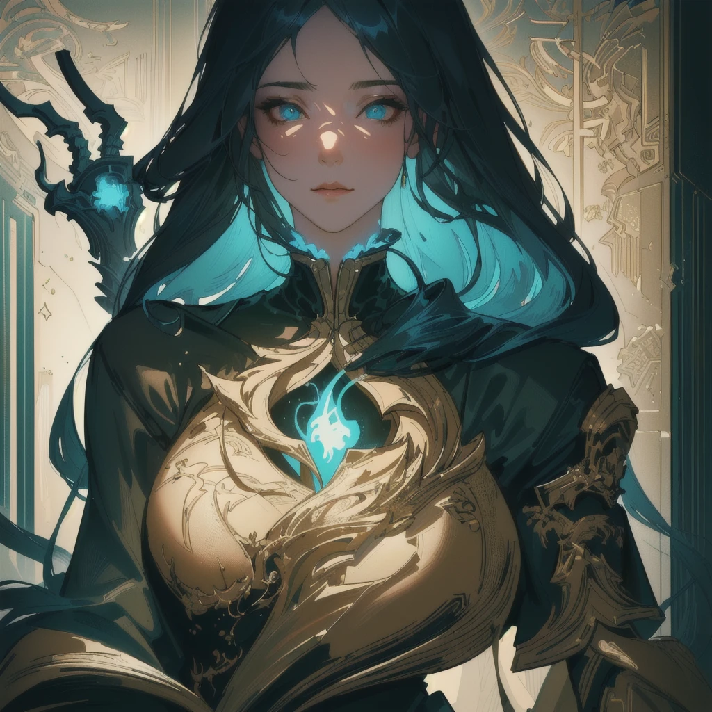 work of art, best qualityer, (Extremely detailed CG 8k unity wallpaper), (best qualityer), (Best illustration), (best shade), absurderes, realistic lighting, (abyss), beautiful detailed glowing, arte de PeterMohrBacher,