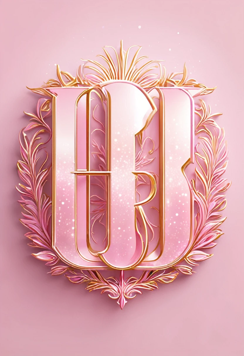 ((mejor calidad))logo of the title "euphoria", ligth pink colors, letters visible, travel type of logo