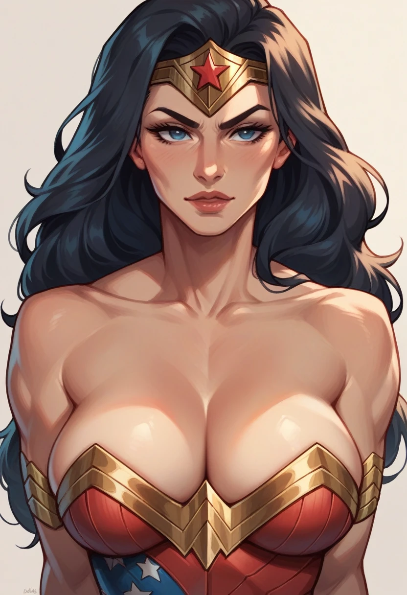 Wonder woman with big breasts 