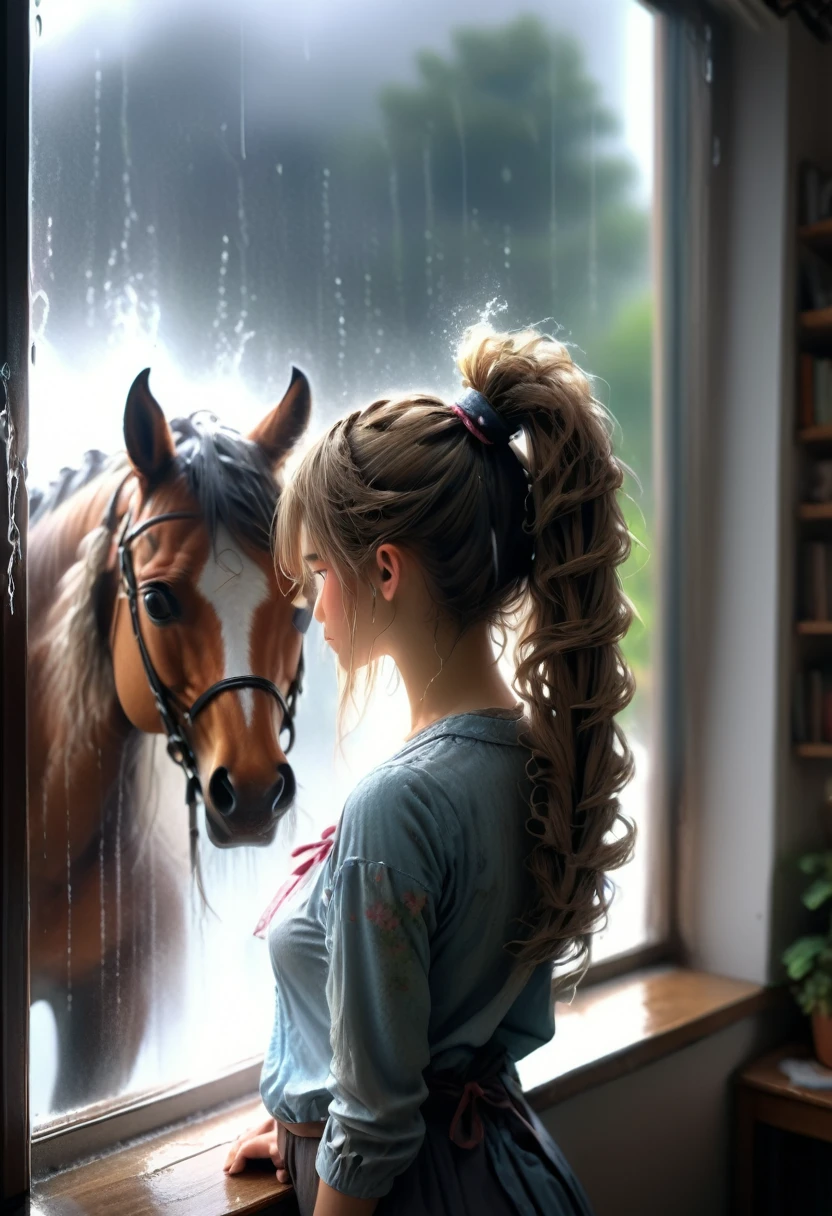 (girl, Twin Tails), The scene mainly depicts a girl in a clean and tidy medical room, with her ponytails neatly tied behind her head. She is exploring equipment with curious eyes, and the background is a medical room filled with equipment, full body, (Photography, Raw photo), panoramic view, award-winning, cinematic still, emotional, vignette, dynamic, vivid, (masterpiece, best quality, Professional, perfect composition, very aesthetic, absurdres, ultra-detailed, intricate details:1.3)
