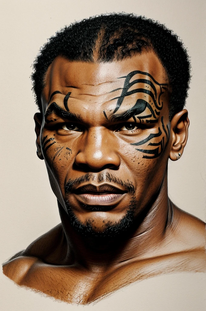 Mike Tyson drawing
