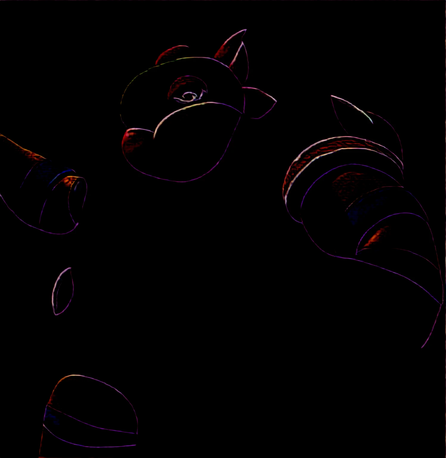 solo, (bowser jr \(mario\), bib with mouth, red eyes, genital slit), by tricksta, by plattyneko, by dr.bubblebum, by thesecretcave, highly detailed, best quality, 4k