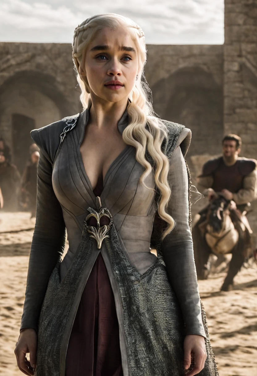 Daenerys Targaryen with big buttocks big breasts
