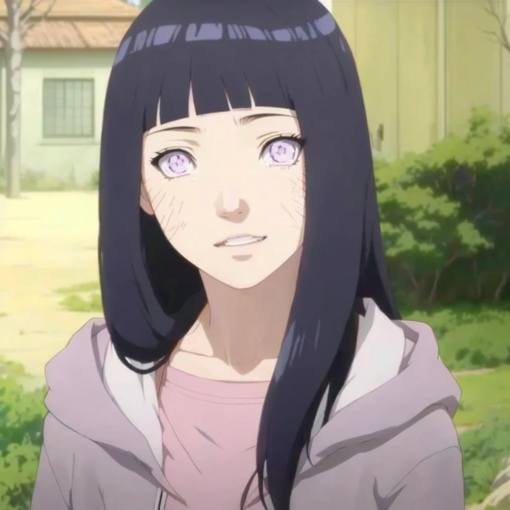 anime girl with long dark hair and white eyes, hinata hyuga, hinata hyuga from naruto, as an anime character, from naruto, anime best girl