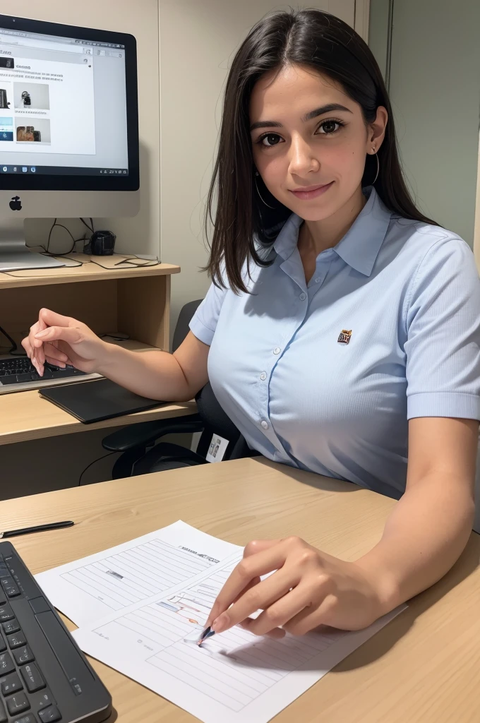 Create photos of me at work to post on Instagram, My role is a Portuguese language teacher.