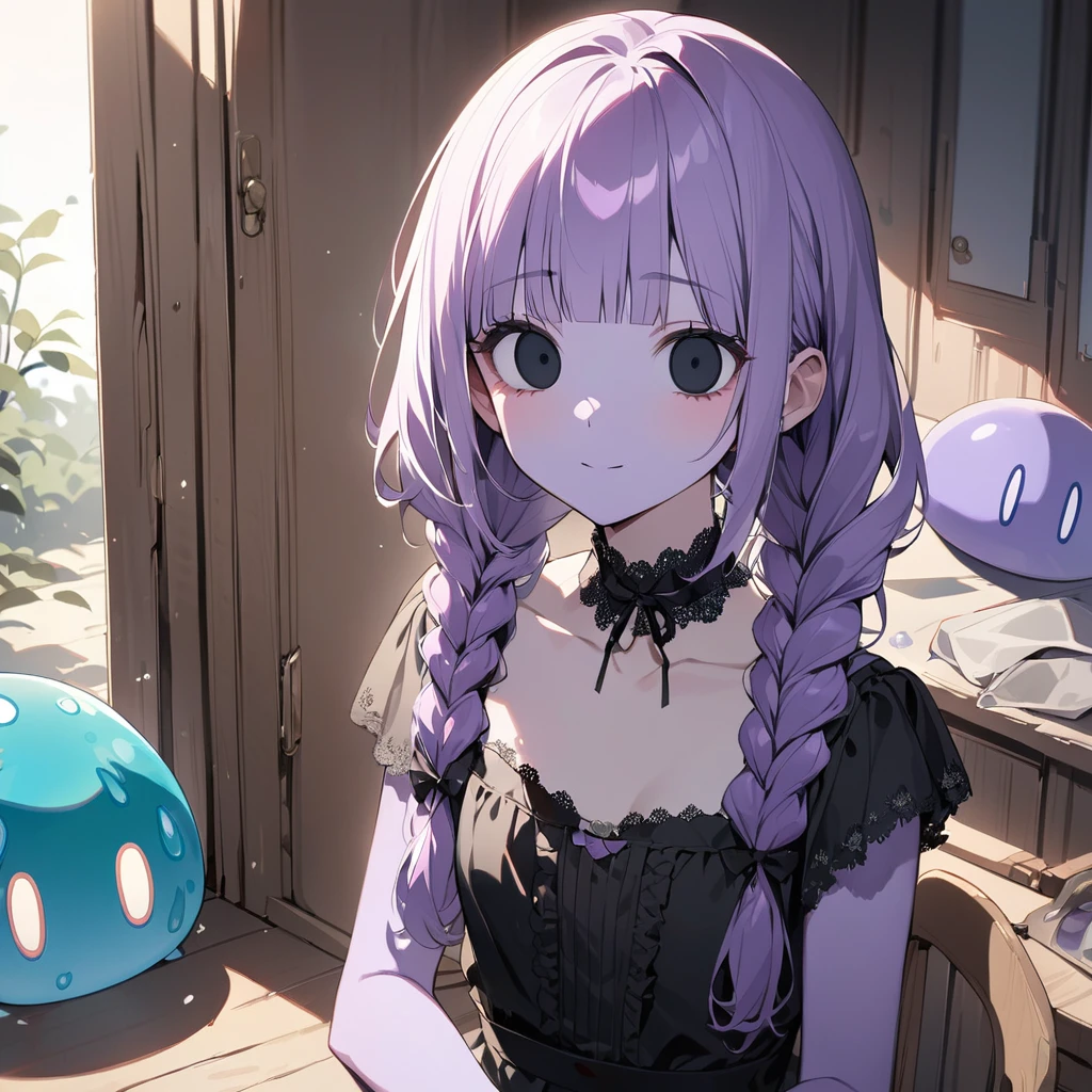 masterpiece, ultra detailed, 8K, a girl, kawaii, light atmosphere, (Cute a tsundere girl:1.5), anime visual, (tilt head:1.3), extremely delicate face, realistic lighting and shading, (an extremely delicate and beautiful art:1.3), a girl,blush,Japanese-style white colored yukata,
from side, cowboy shot, pale purple hair, blunt bangs hair, green eyes, A side view of a girl, showing her skeleton like an X-ray