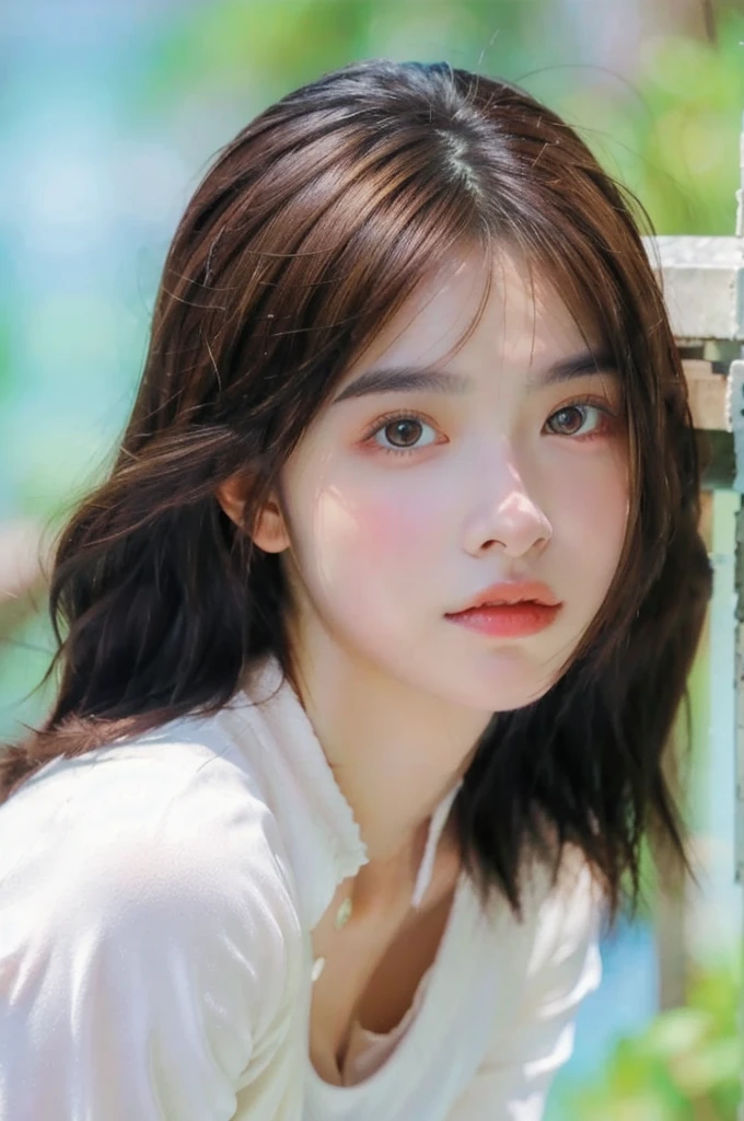 Brown haired girl, Perfect Skin, Perfect Face, ESPA