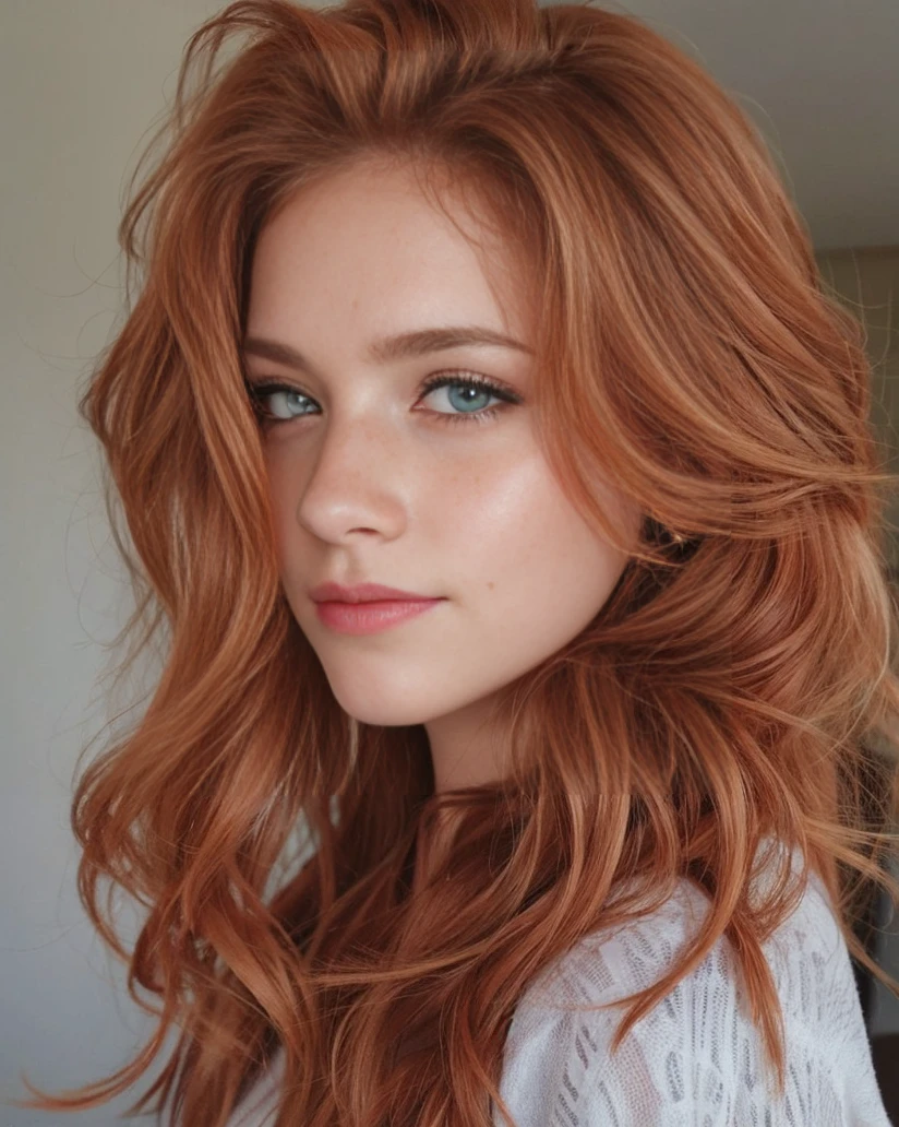 green eyes and freckles