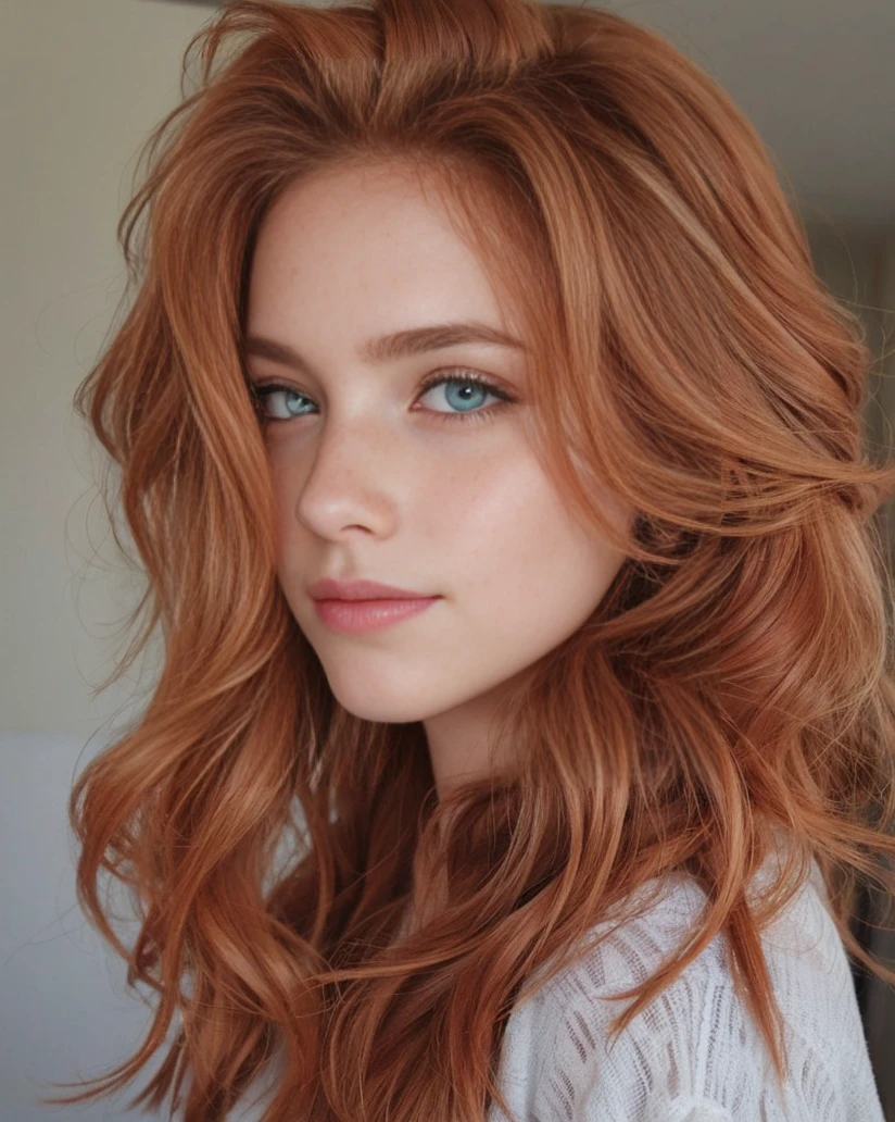 green eyes and freckles