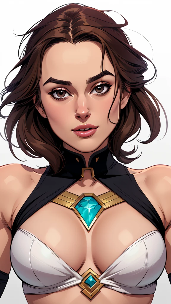 Female characters Brazilian actress girls (evil sadomasochists) animadas:1.2), mulher Imagem de desenho animadas de uma mulher , sensual clothes , super cute girl, cartoon style illustration, estilo de arte dos desenhos animadass, estilo de arte dos desenhos animadass, digital illustration style, highly detailed character design, cute detailed digital art, City fan art, portrait character design, beautiful digital illustration, high-quality portrait, comic book art, character design portrait, white background Buso without clothes and medium breasts wearing carpentry clothes