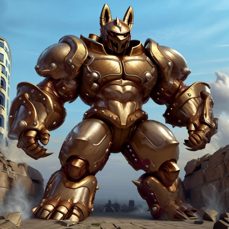 (masterpiece. official art. 8k. best quality. detailed full body. full body.)

(situation 1 : dominating Shiny_Mega_Lucario. Shiny_Mega_Lucario is over 1000 meters long. focus GIANT mechanical Muscular Shiny_Mega_Lucario is trampling the city. Looking down. macro. stomp. Low-angle perspective. emphasizing the immense size.)

(situation 2 :smoke and flames rising from the destruction in the city)

(Additional details 1: BlackKnight_fe. Armor. Cape. Helmet.. high-tech bio-mecha armor. real texture material. whole body shines like metal. Wearing cyberpunk mecha. emphasizes the muscles. suit fully made of metal. intricate armor. Robotic suit. suit fully made of metal. cyborg. Powered exoskeleton with the same design as Shiny_Mega_Lucario).

(Additional details 2: Detailed head. Detailed Body. Detailed abs. gigantic muscles. HYPER MUSCLES. Gigachad Muscular. big muscle. pecs. triceps. traps. unusually developed muscular body. body full of huge muscles. showing off muscles. pectorales enormes. Exaggeratedly huge muscles. huge muscles. long legs.).

(Additional details 3: nj5furry, Spread wings. It has wings. black have big wings. The claws are sharp. Sharp teeth.). 
