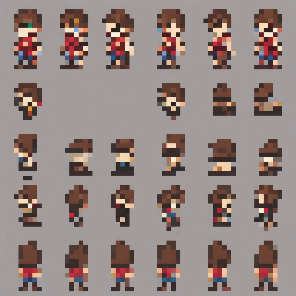 character sprite sheet