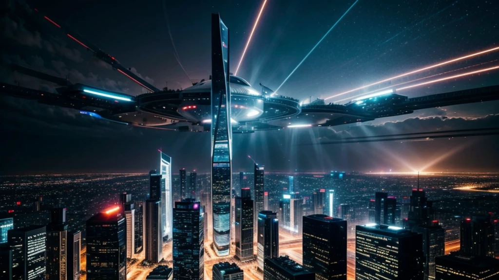 latest technology, flying cars, GENERAL SHOT CLOSE UP OF OVERCROWDED FUTURISTIC CYBER PUNK CITY, cinematic lighting, 4k image, futurism, PEOPLE FROM ALL OVER THE GALAXY, futuristic vehicles, CHINESE FOOD STALLS, CONSTANT STEAM AND HUMIDITY, SUPER TALL BUILDINGS ON THE AVENUE, forced perspective, VERY TALL SKYSCRAPER, SATURDAY AT NIGHT, music, Bustle, many cars, GIRLS OF THE NIGHT, LUXURY CARS,
