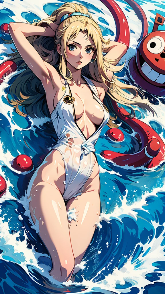 Yamato one piece naked showing her bct full of sperm