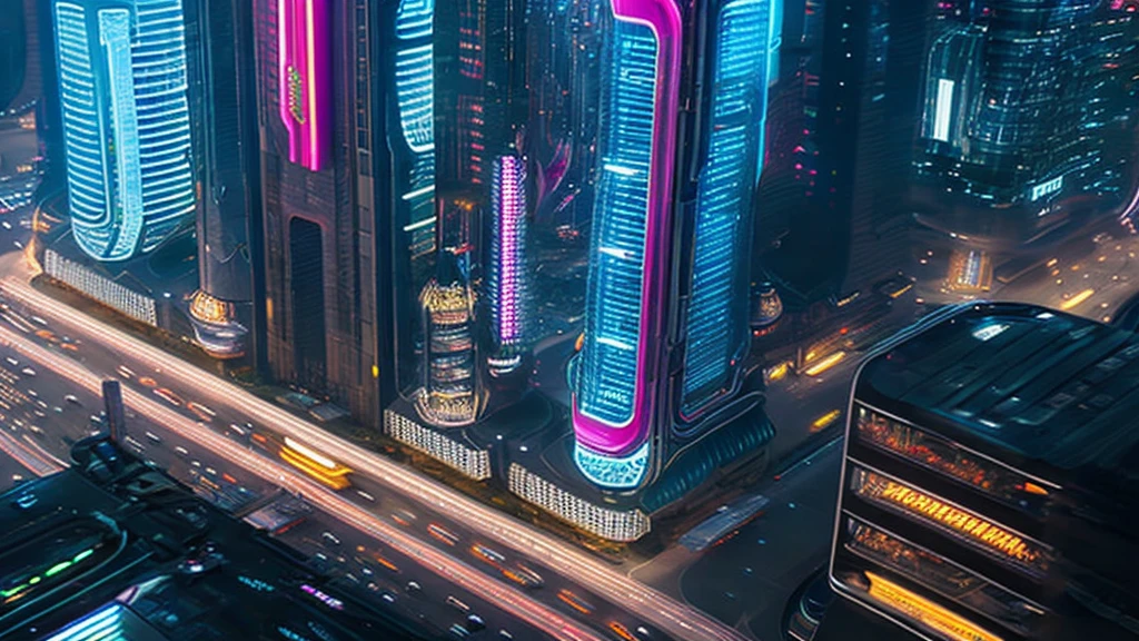 latest technology, flying cars, CLOSEUP GENERAL SHOT OF OVERCOVERED FUTURISTIC CYBER PUNK CITY, cinematic lighting, 4k image, futurism, futuristic vehicles, CHINESE FOOD STALLS, CONSTANT HUMIDITY, SUPER TALL BUILDINGS ON THE AVENUE, VERY TALL SKYSCRAPER, SATURDAY AT NIGHT, music, Bustle, many cars, GIRLS OF THE NIGHT, LUXURY CARS,