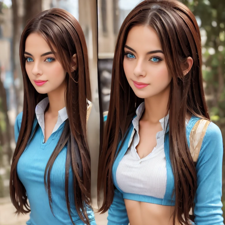 (masterpiece, best quality:1.2)long, straight hair, very dark black, ice blue eyes, beautiful seductive smile, freckles, very light skin,, 1girl, solo, 