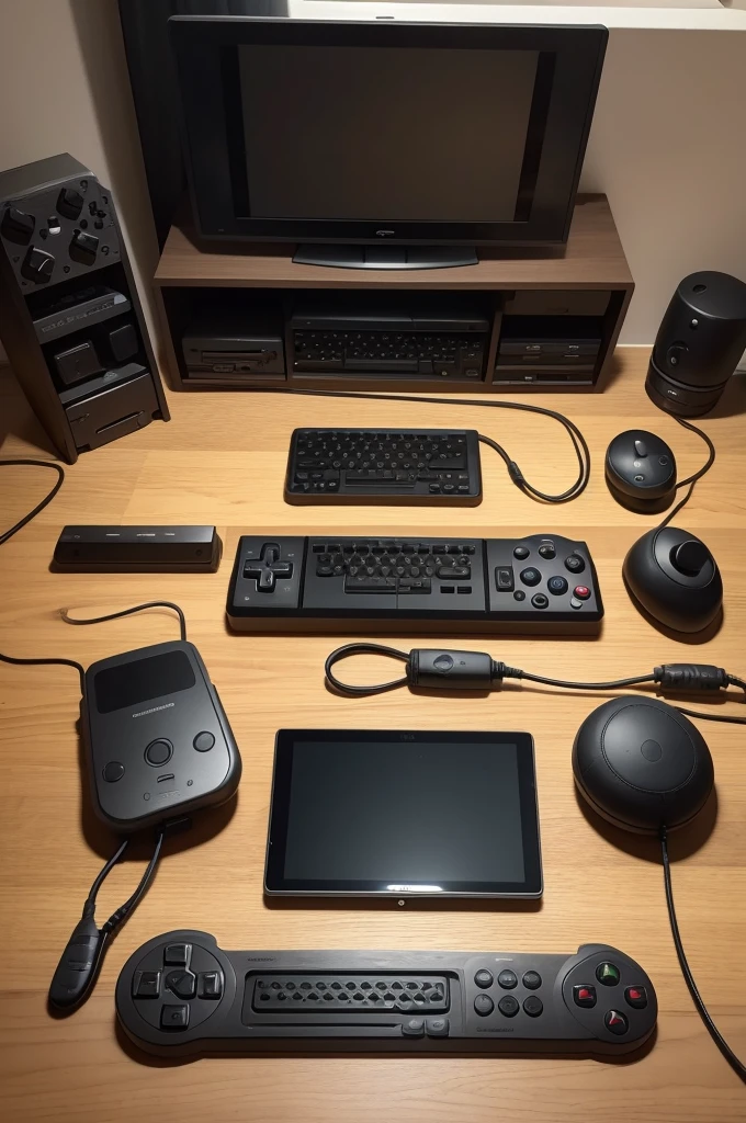 Make an image with a disassembled console controller so I can use it in my assistance