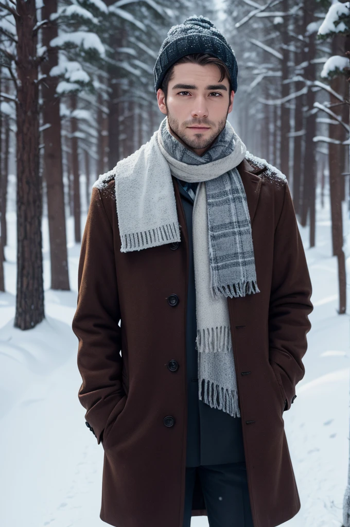 Man in the snow