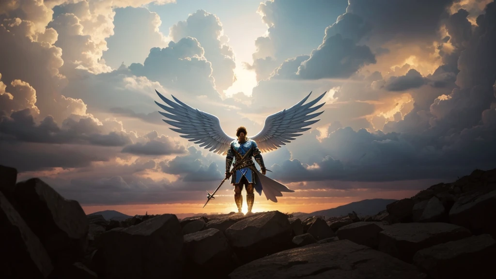 angel, angel masculino divino, naturals, Army of God Angel, angel Masculino de Deus, Strong male angel, Army of God, Angel Man of God, Barba Judaica, Hebrew Angel, God&#39;s Heaven, God&#39;s Heaven Céus, realistic man, celestial armor, Beauthfull, Blue Thunder, fire azul, Realistic fire azul, realistic thunder, electrical screws, realistic detailed 8k, Realistic 16K detail, hard, Detailed realistic color, Detailed realistic thunder, fire azul Realistic 8K, Cores photorrealistic 8K, 8K detailed colors, Nitidez photorrealistic 8K, ULTRAHD Photorealism, Divine fire azul, Divine Electric Blue Thunder, Sombras photorrealistics 8K, Textura photorrealistic, naturals, heavens, heavenly, sky night, céu de Beauthfull, the night, majestic, majestic Sky, Naturally Elegant, thunders, Sky thunders, Divine thunder, Linda, golden, starlight, Heavenly Bolts, villany azul, Blue Screws, Rendering, photorrealistic, ultra high definition, 4K, detailed textures, thunder, detailed shadows, detailed colors, naturals Linda, Great Divine, detailed contrast, realistic contrast, high resolution, detailed colors, realistic detailed 16K, 8k high definition, detailed contrast, realistic contrast, high resolution, detailed colors, fire, villany, realistic detailed, posh, 