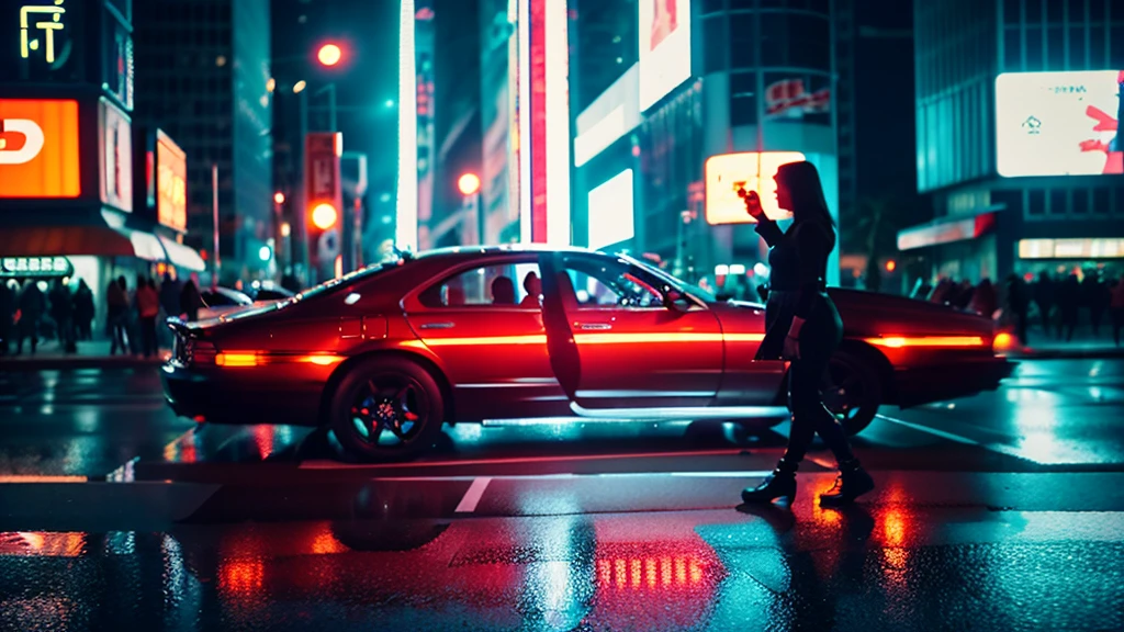 forced perspective, INFINITE DEPTH OF FIELD (((futurism))) OVERPOPULATION WALKS THE STREETS, EXTREME FOCUS AND SHARPNESS OF THE SHAPES , EXTENSIVE DEPTH OF FIELD, latest technology, flying cars, CLOSEUP GENERAL SHOT OF OVERCROUPED INTRICATE FUTURISTIC CYBER PUNK CITY, cinematic lighting, 4k image, futurism, futuristic vehicles, CHINESE FOOD STALLS, CONSTANT HUMIDITY, SUPER TALL BUILDINGS ON THE AVENUE, VERY TALL SKYSCRAPER, SATURDAY AT NIGHT, music, Bustle, many cars, LUXURY CARS,