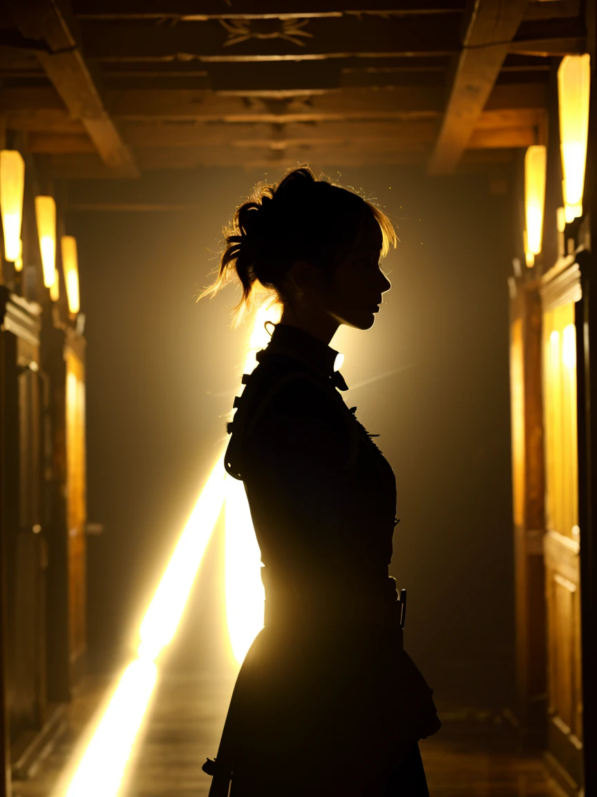 photo realistic, photo realistic, masterpiece, ultra high res, 8k, best quality, detailed shadow, amazing, sharp detail, sharp focus, (((Silhouette Lighting:1.5))), (((detailed and structured patterns))),
BREAK
1girl, (((big round eyes:1.3))), (((tareme:1.1))), (((afraid:1.2))), (((open mouth:1.2))), (looking up), (looking away), (random hairstyle), ((random face)), (((childlike face:1.2))), (bangs), (((very cute maid outfit:1.1))), (((Inside a dark Western-style building:1.2))), (((indoor))),