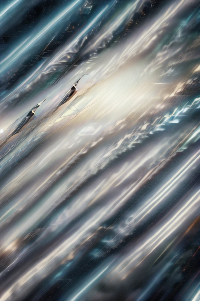 a line of starships coming out of a wormhole in flashes of light with a planet in the background, masterpiece, photo realistic hyperspace jump, epic fleet arrival, best