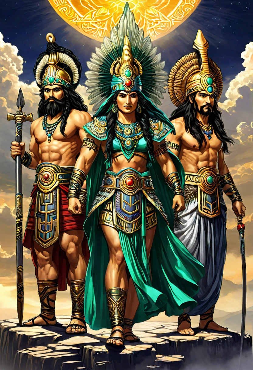 Enki, Enlil And Anu Wisdom, Order and Power