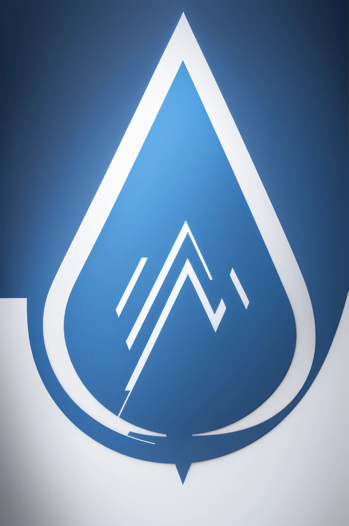 Destiny 2 logo, logo with blue colors and white details