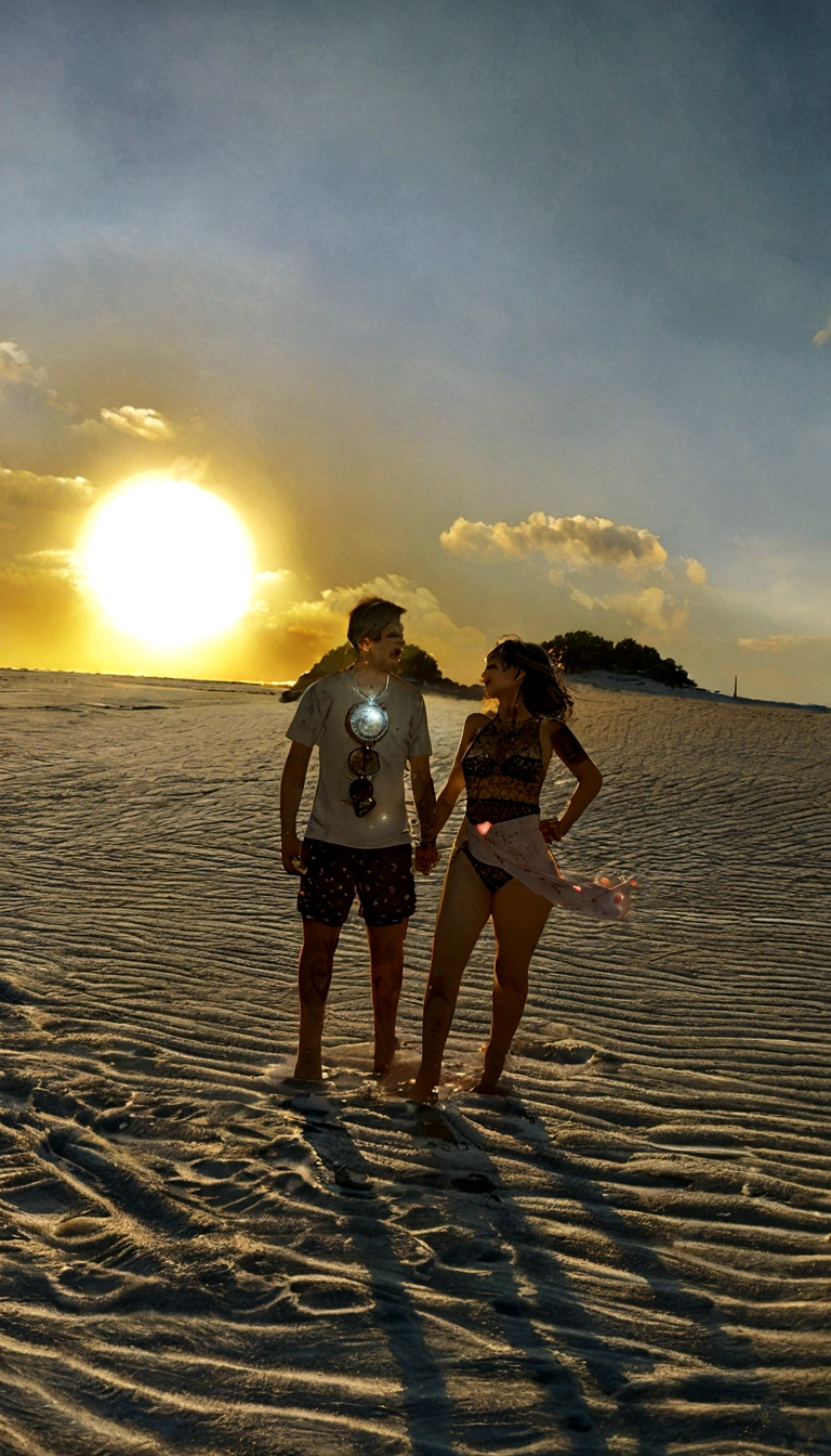 3d watercolor tattoos for couples in Amemos, with heart, infinity, Amemos, Partnership, ilm, connection, feelings, Compass, circles,
