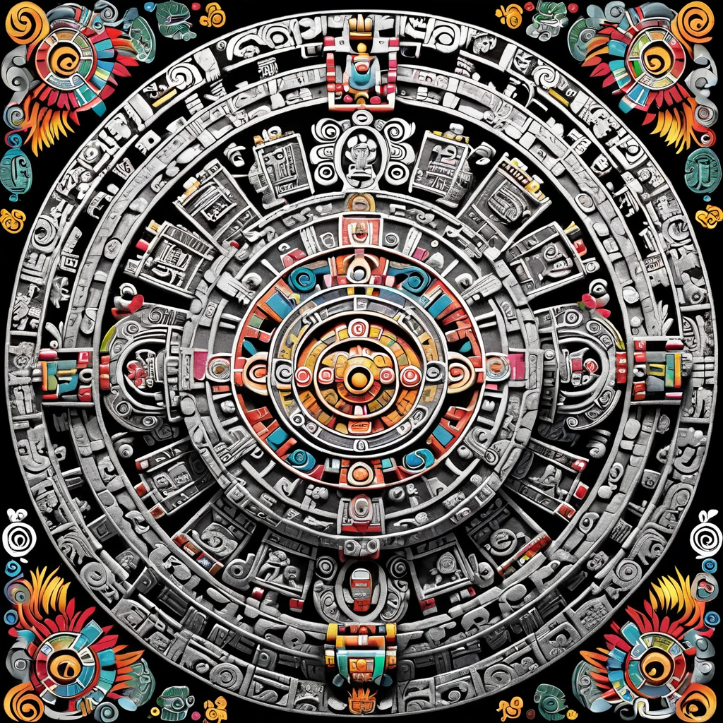 The Aztec calendar, It's not a calendar. It is a marker of "eras". Telling the story of the 4 suns.