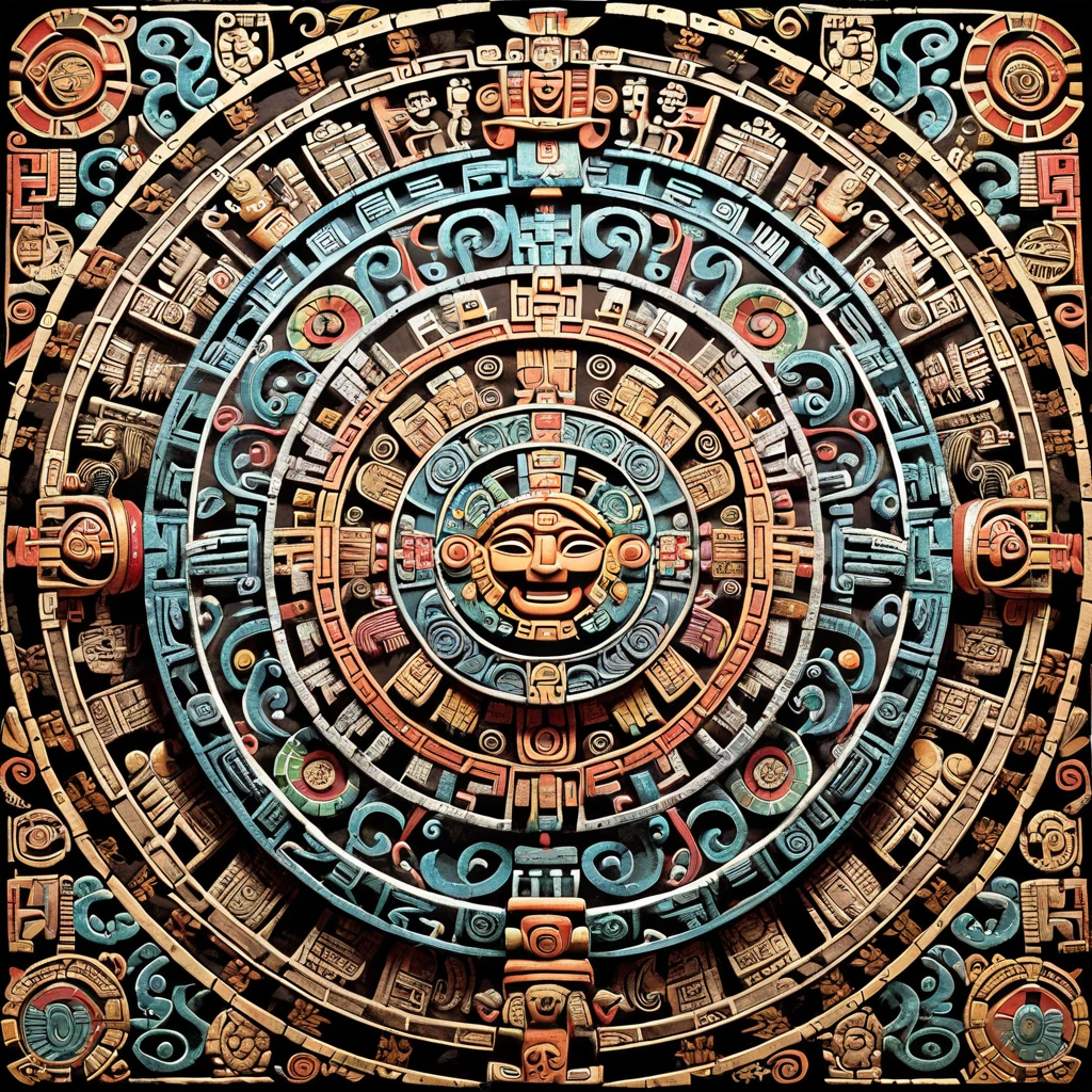 The Aztec calendar, It's not a calendar. It is a marker of "eras". Telling the story of the 4 suns.
