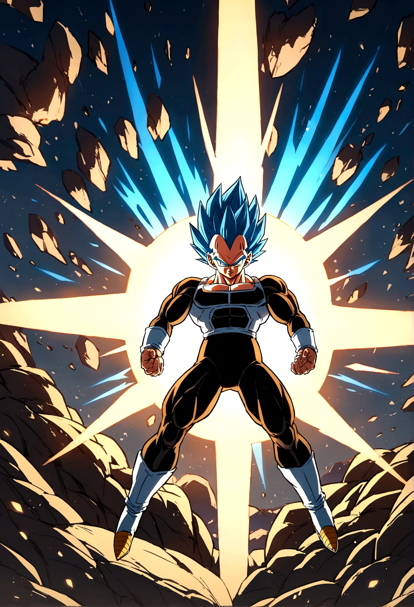 vegeta blue hair dragon ball