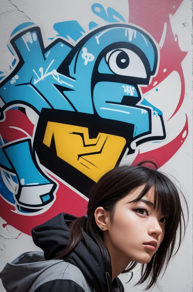 A graffiti character for profile photo