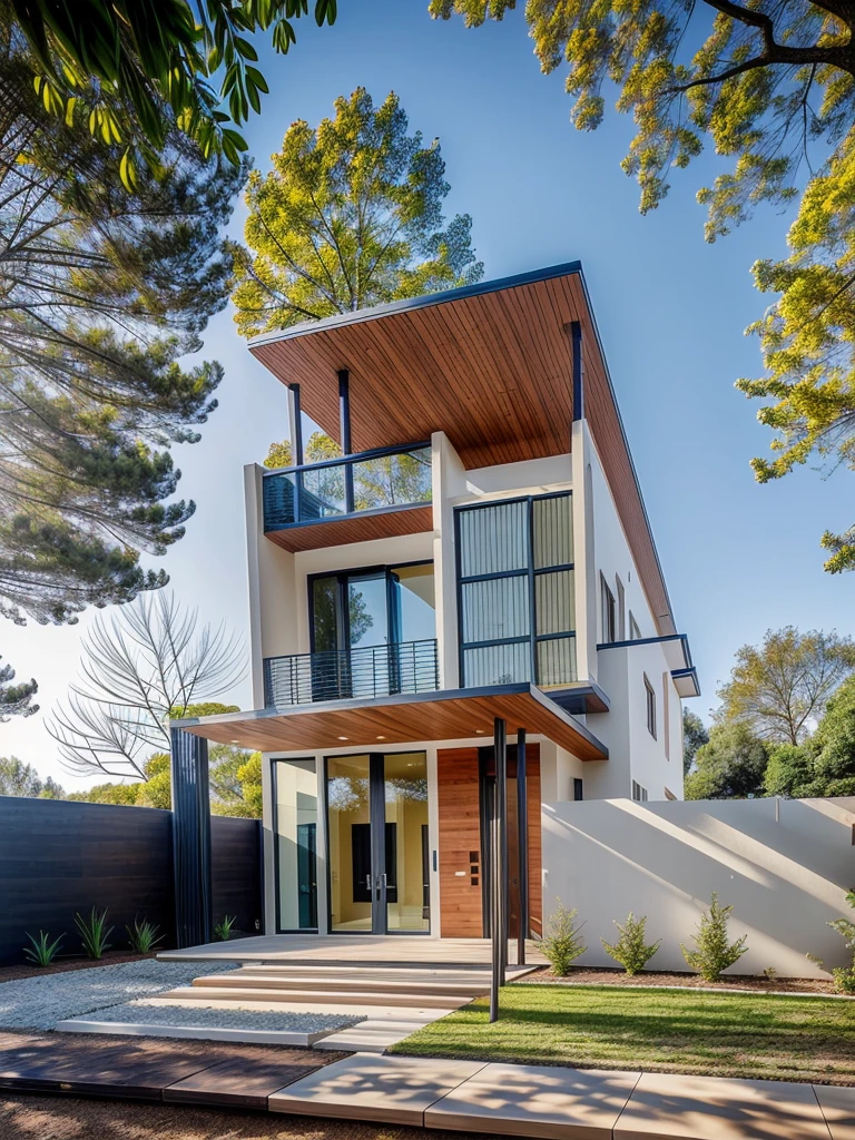 1 MODERN house, cafe area:1.4, main material by white wall and wood, large yard, 1 road passes in front of the house, (Photo brute, real, best quality, head of'artwork:1.2), avoir l'modern and minimalist look, 1 route devant la maison, lumière annulaire Shime, brightness of light'interior:1.2, dynamic lighting:1.3, (hyper realistic, photo-realistic:1.2), High quality, (dark lighting:1.2), perfect lighting, archquotidiennement