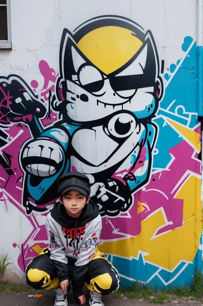 A graffiti character