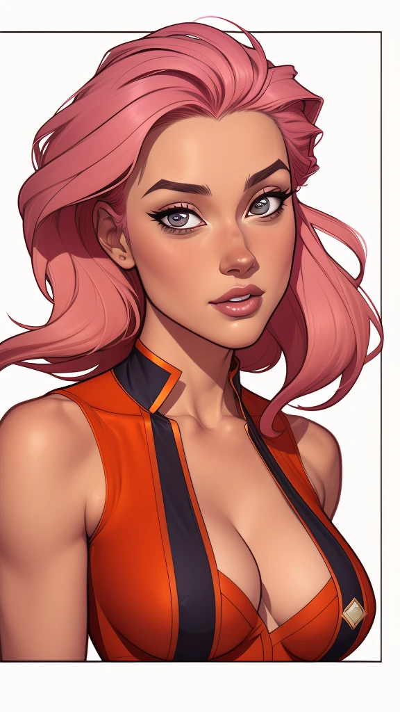Female characters Brazilian actress girls (evil sadomasochists) animadas:1.2), mulher Imagem de desenho animadas de uma mulher , sensual clothes , super cute girl, cartoon style illustration, estilo de arte dos desenhos animadass, estilo de arte dos desenhos animadass, digital illustration style, highly detailed character design, cute detailed digital art, City fan art, portrait character design, beautiful digital illustration, high-quality portrait, comic book art, character design portrait, white background Bust without clothes and medium breasts wearing carpentry clothesa woman with pink hair and a red blouse on the cover of a magazine, vogue render, trending artegerm, in style of artegerm, por Russell Dongjun Lu, model iG | artegerm, non-style artwork by guweiz, inspired by Ross Tran, in the style of ross tran, extremely detailed artegerm, ross tran style