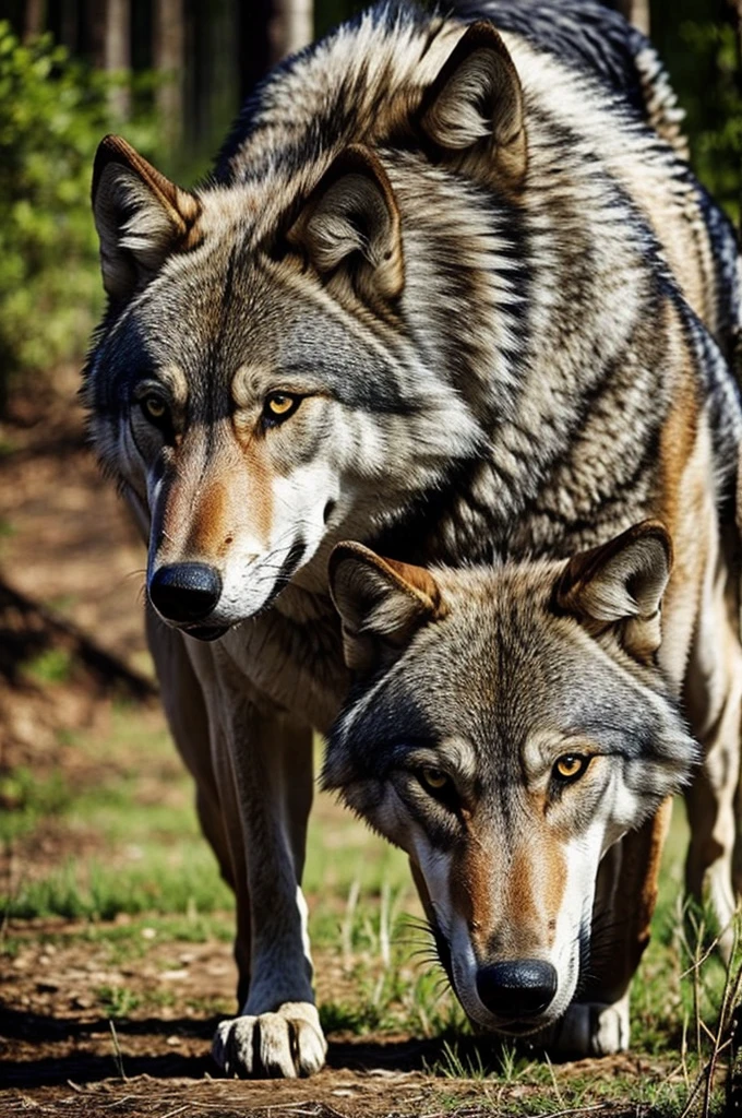 Wolf mixed with jagusr