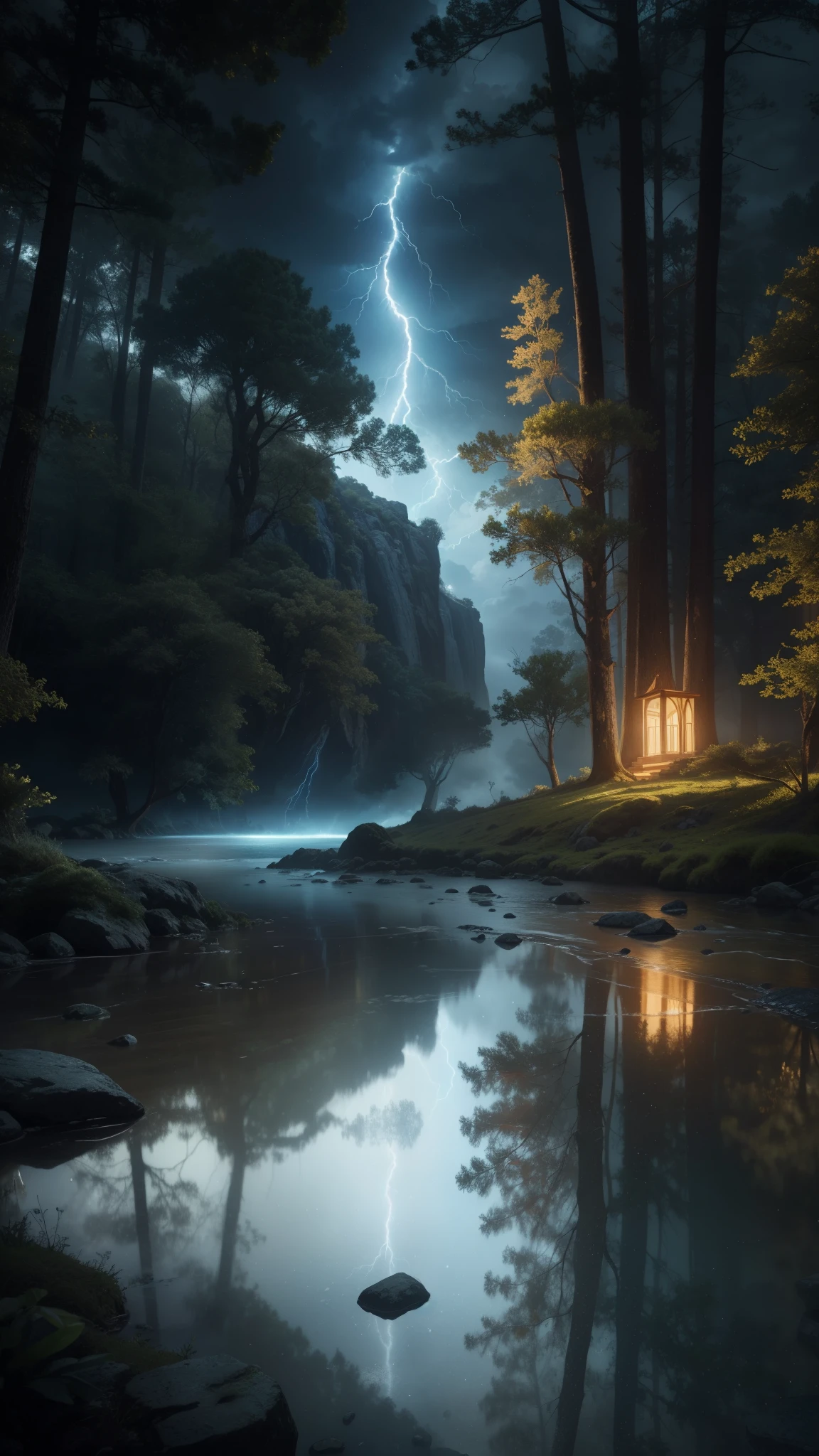 Celestial Tree, big tree, paisaje, panorama, Sky Heaven, naturey, palmtrees, forst, Rivers of water, Thunder Light, Detailed Realistic FullHD Fotorrealism, Majestic, comely, fire, villany, Thunders, Sky Thunders, Stars, photorrealistic 6K, UltraHD Detailed, detailed colors 8K, Elegant beauty, floor, stele, lightning strikes, heavens, Divine Sky, tempest, Towards the heavens, heavenly, Godlike, photorrealistic, Rendering, 4K, 8K, detailed textures, detailed shadows, padoru, detailed colors, Gods Sky, UltraHD 16K Details, 16K photorealistic textures, detailed sharpness 16K, detailed sharpness, detailed colors, realistic shadows, Ultra realistic textures, High Power, Natural Beauty, natural colors, realistic contrast, Texturas photorrealistics, detailed colors, lifelike colors, detailed shadows, Textuta photorrealistic FullHD, Sombras photorrealistics 8K, HD photorrealistic, 8K Ultra Realistic Details, Cor photorrealistic 4K, FullHD Detailed Lights, Texturas Detalhadas photorrealistics 8K, Nitidez photorrealistic, villany, detailed 4k, ultra detaild, contraste realista de 8K, detailed sharpness, cores Ultra HD, chic,