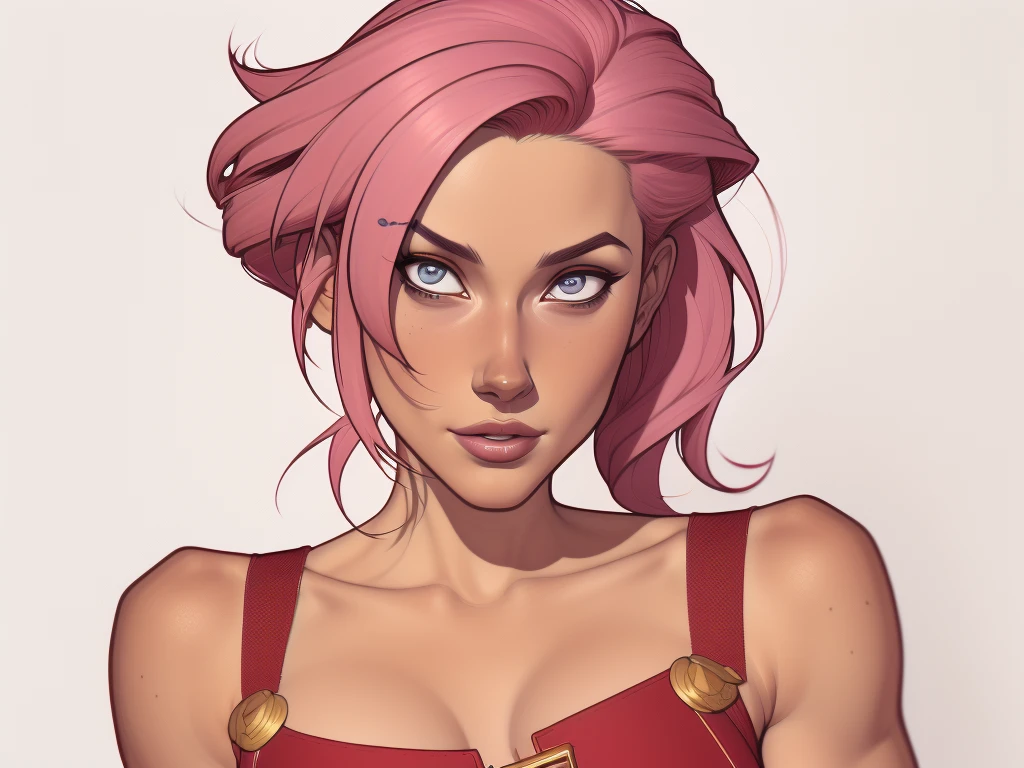 Female characters Brazilian actress girls (evil sadomasochists) animadas:1.2), mulher Imagem de desenho animadas de uma mulher , sensual clothes , super cute girl, cartoon style illustration, estilo de arte dos desenhos animadass, estilo de arte dos desenhos animadass, digital illustration style, highly detailed character design, cute detailed digital art, City fan art, portrait character design, beautiful digital illustration, high-quality portrait, comic book art, character design portrait, white background Bust without clothes and medium breasts wearing carpentry clothesa woman with pink hair and a red blouse on the cover of a magazine, vogue render, trending artegerm, in style of artegerm, por Russell Dongjun Lu, model iG | artegerm, non-style artwork by guweiz, inspired by Ross Tran, in the style of ross tran, extremely detailed artegerm, ross tran style