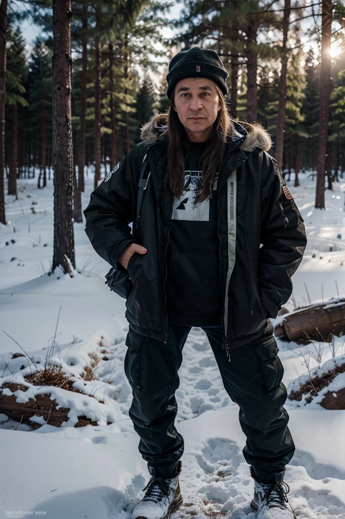 A foreigner trapped in the Russian forest