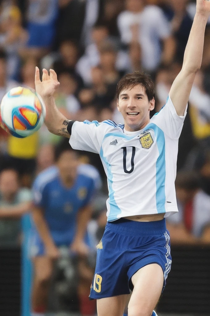 Messi Argentina national team lifted the Hercules Cup