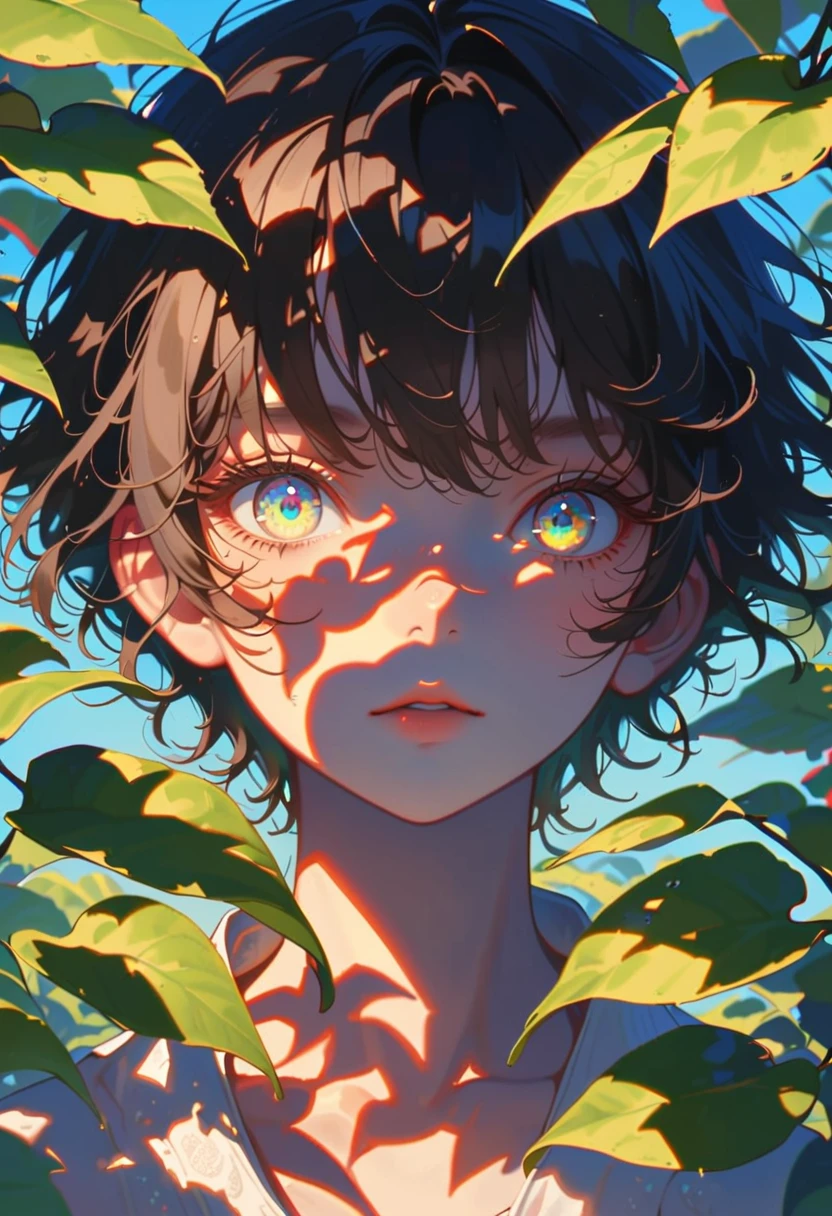 Style 9,1st son,alone,leaf,Sun Shadow,nice eyes