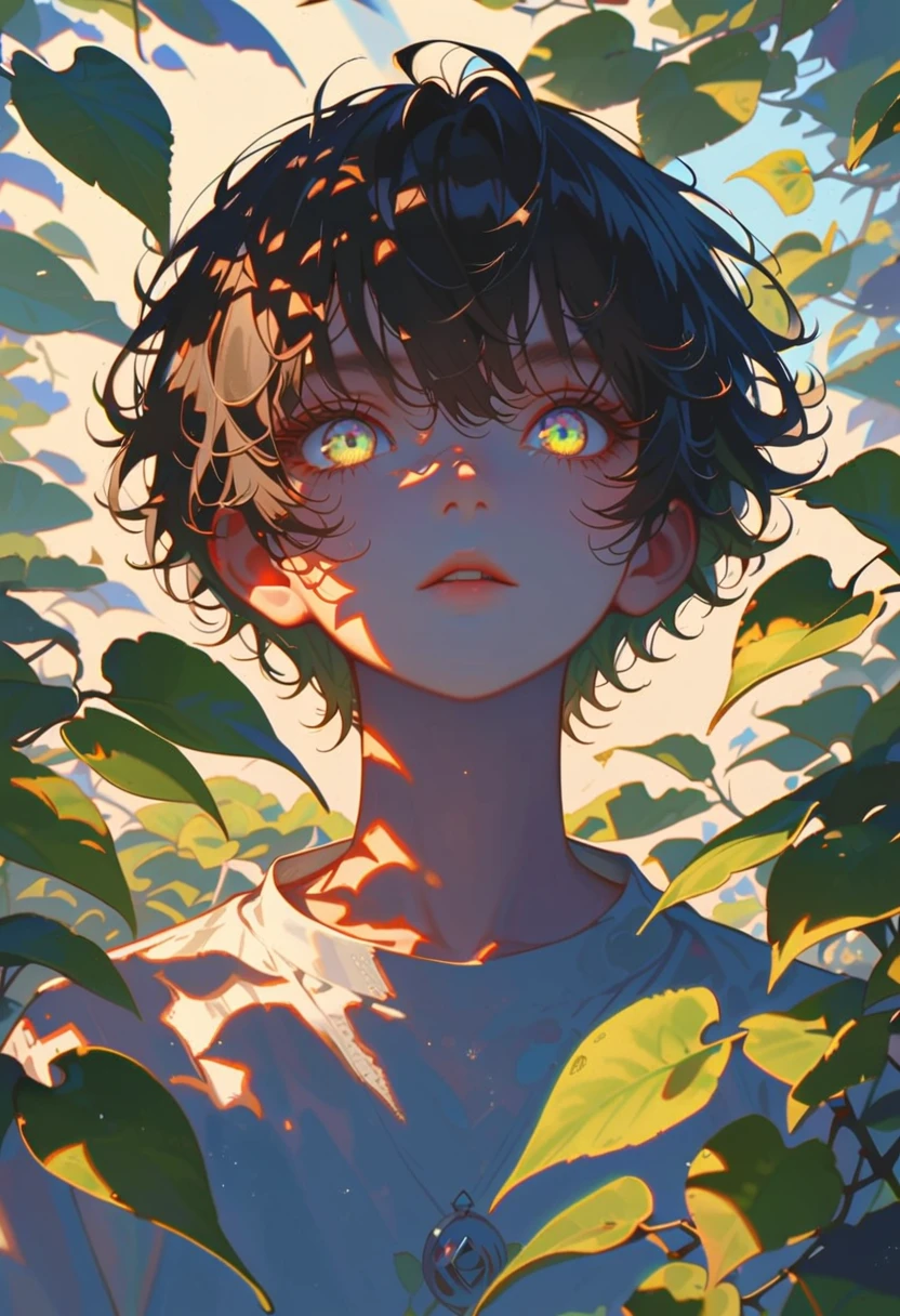 Style 9,1st son,alone,leaf,Sun Shadow,nice eyes