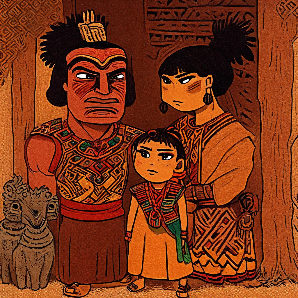 (masterpiece:1.5),(best quality:1.5),(ultra-detailed:ancient native aztec striking very young handsome mexican man in ancient warrior attireand with very young maiden dressed in a long very white cotton/linen full loose embroidered patterned aztec female dress dark brownish reddish copper tint hair big broadhighcheekbones medium liquidbrown eyes bronzed kinda fairer reddish brown copper skinnedwell built well proportion anatomically correct symetrically proportioned broad buffed body muscly with stylish manbun aztec topknots bigbrawny young dressed in ancient aztec very mexican ancient attires in a exotc garden,Masterpieces,8K HD looks with very native mexican and tropical plumage standing in a open courtyard garden af a native ancient ancient looking naive mexican style aztec home-villa estate